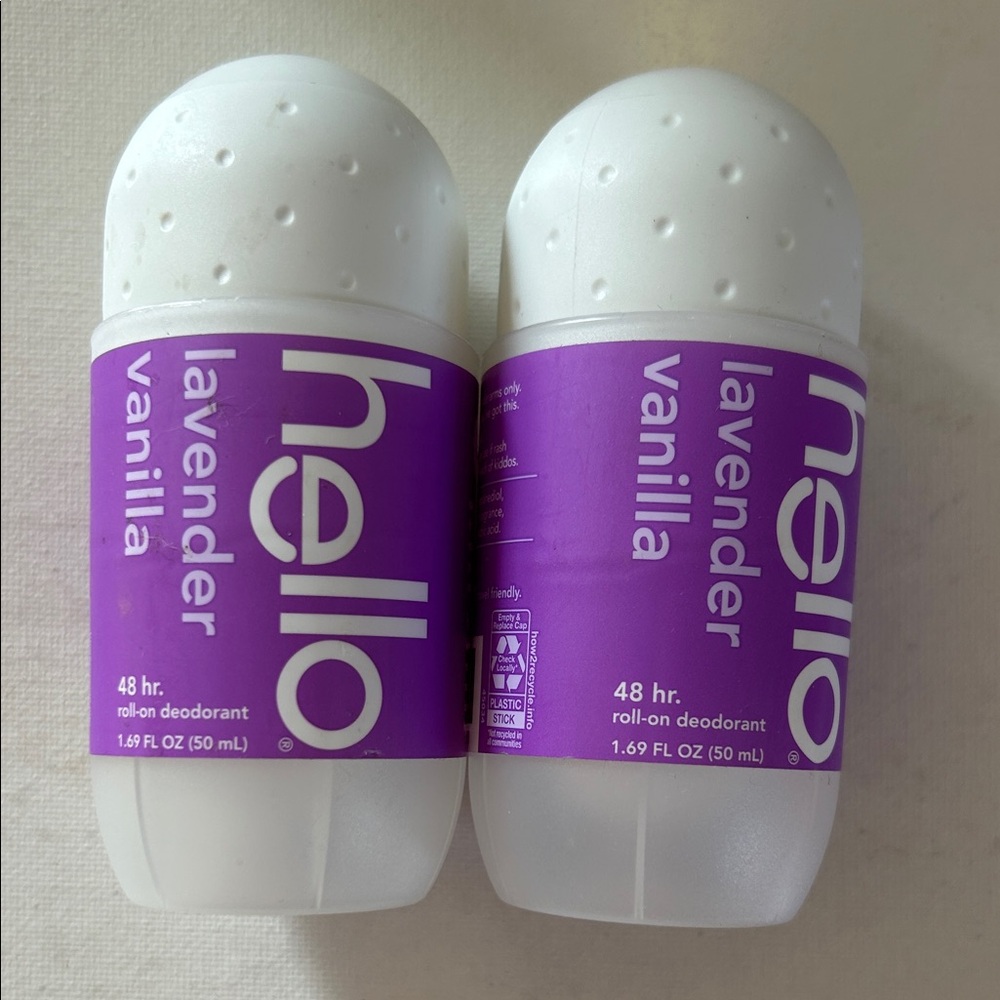 Hello Lavender Vanilla Roll-On Deodorant